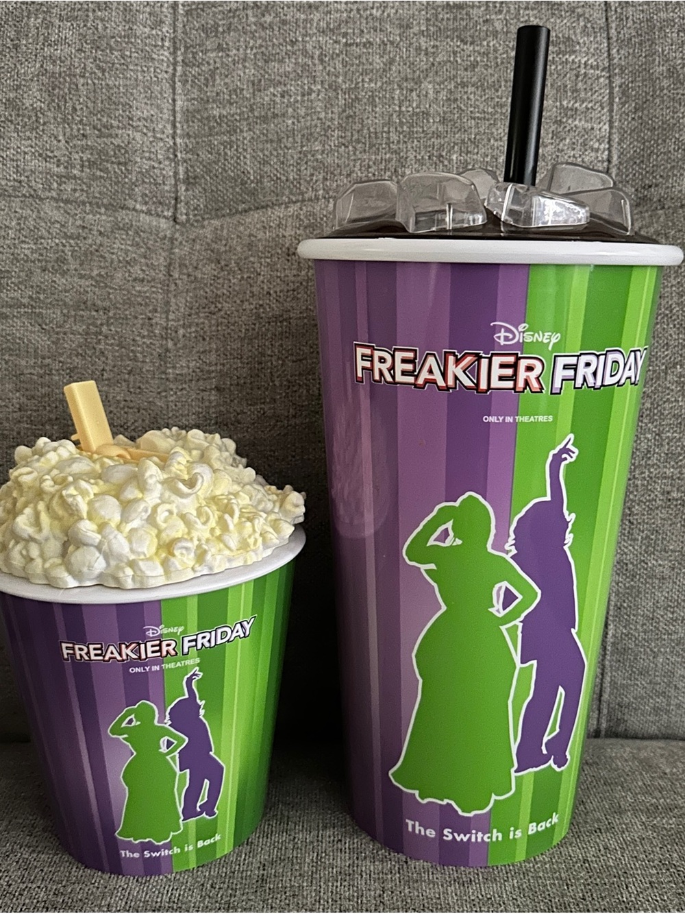 Disney Freakier Friday Souvenir Popcorn Bucket & Drink Tumbler